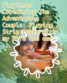 Married couples playing strip poker